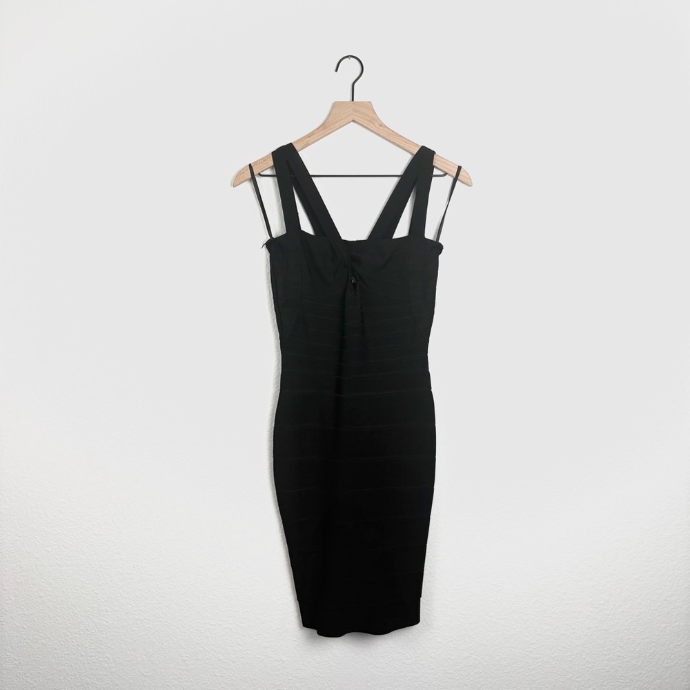 Herve Leger Black Dress